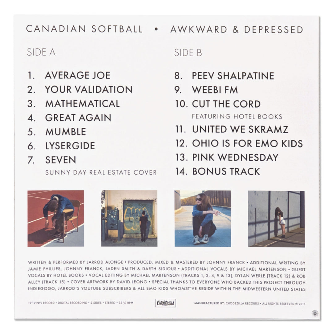 Canadian Softball - Awkward  Depressed (2017) Vinyl Record