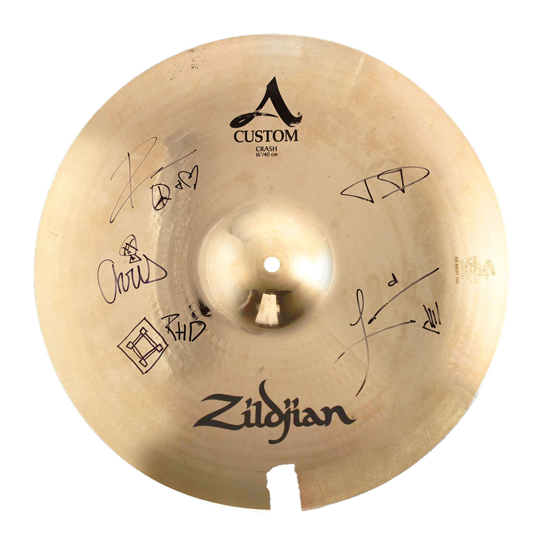 Red Handed Denial - Signed Crash Cymbal