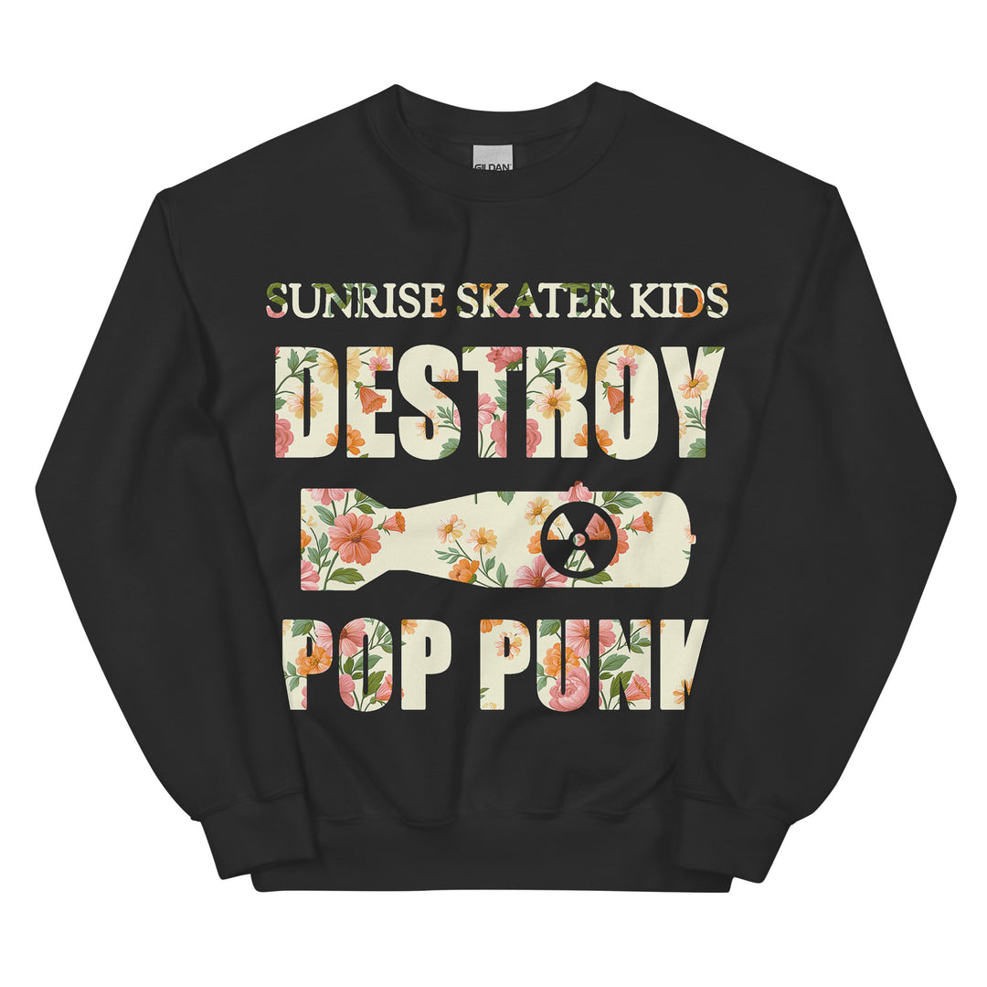 Destroy Pop Punk Crewneck Sweatshirt