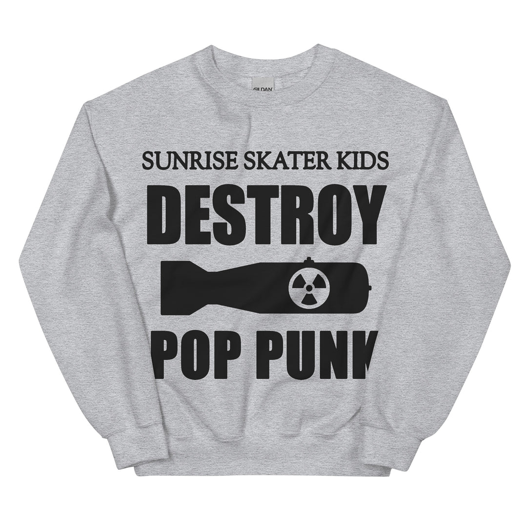 Destroy Pop Punk Crewneck Sweatshirt