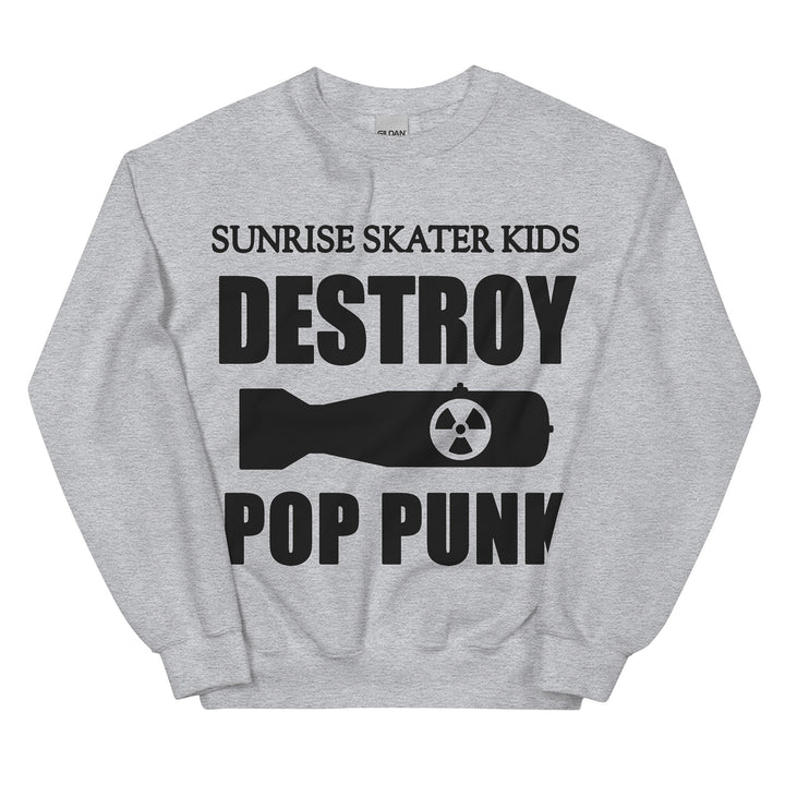 Destroy Pop Punk Crewneck Sweatshirt