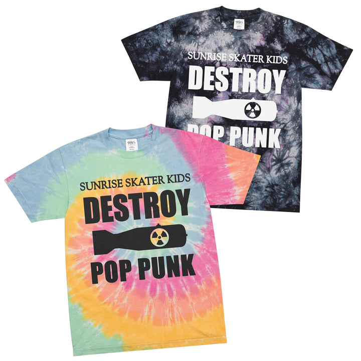 Destroy Pop Punk Tie-Dye Tee