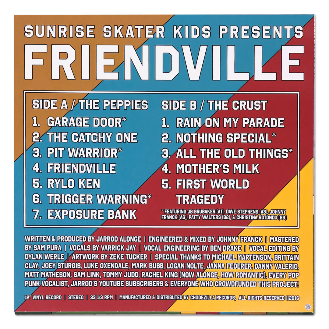 Sunrise Skater Kids - Friendville (2016) Vinyl Record