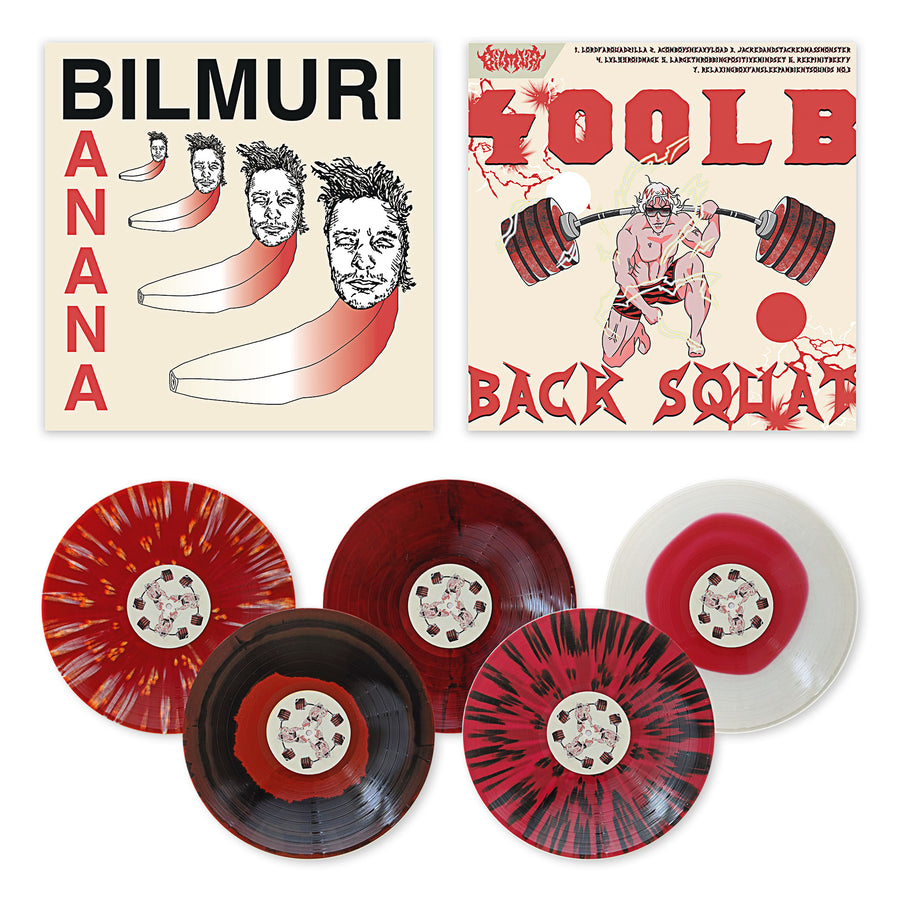 Bilmuri - 400LB BACK SQUAT  Banana (2021) Limited Variant Vinyl Record