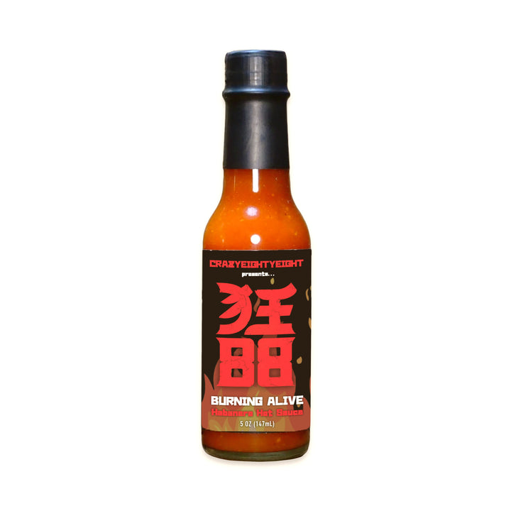 CrazyEightyEight - Burning Alive Habanero Hot Sauce