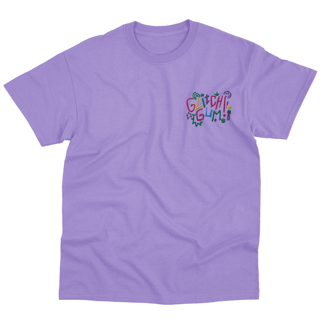 Glitch Gum - Embroidered Logo Tee