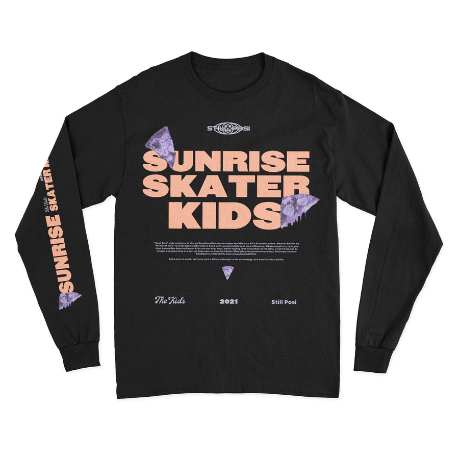 Sunrise Skater Kids - Aesthetic Pizza Tee