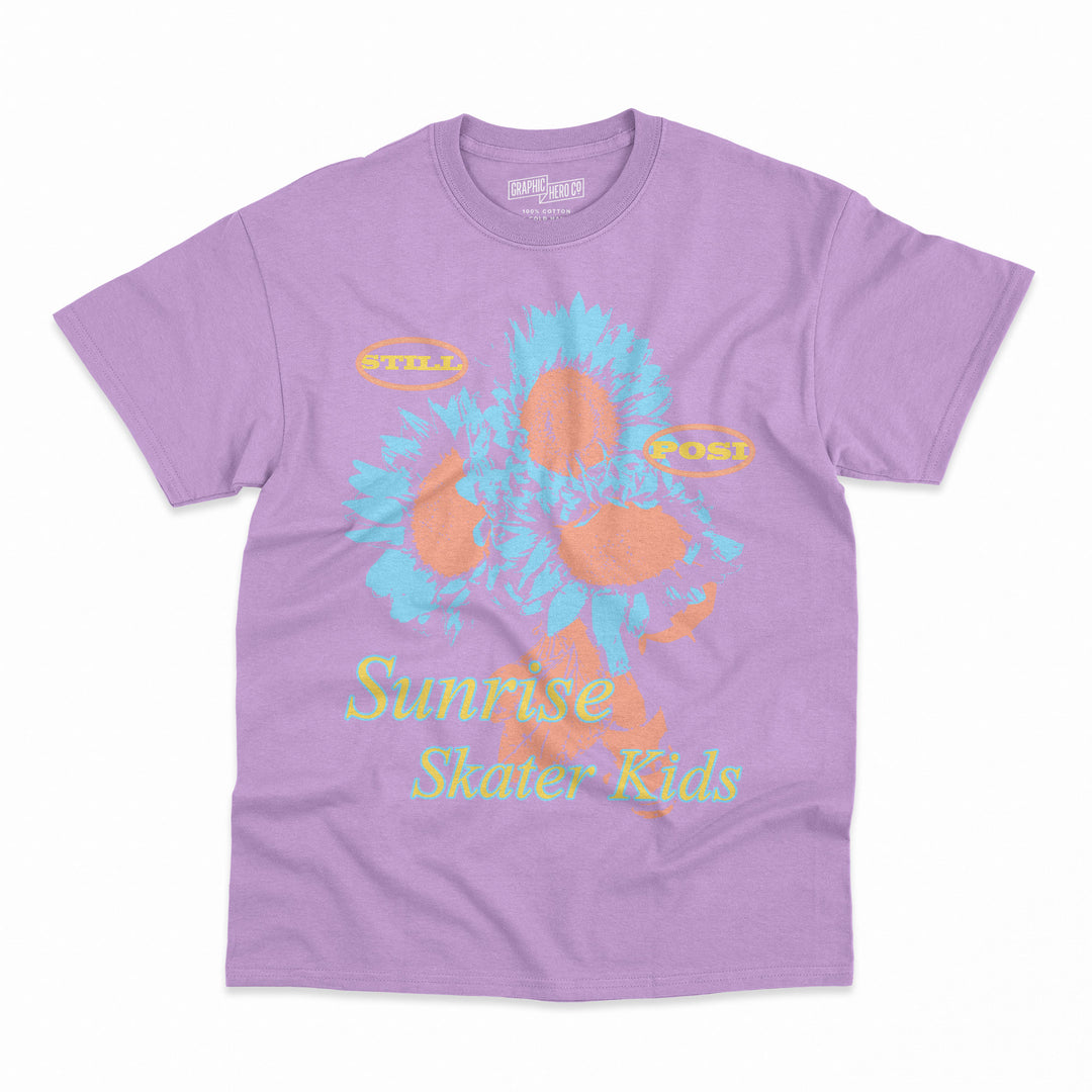 Sunrise Skater Kids - Sunflower Tee