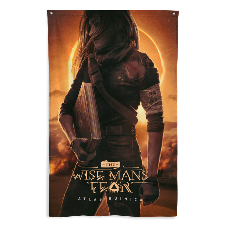 The Wise Man's Fear - Atlas Ruinica Wall Flag